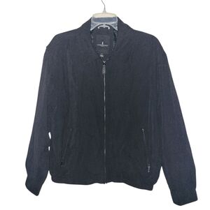 London Fog Auburn Full Zip Jacket Black Large